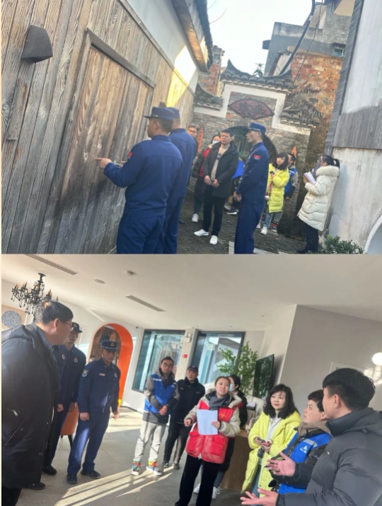 井巷物業(yè)公司聯(lián)合消防救援站、社區(qū)開展安全隱患大排查工作