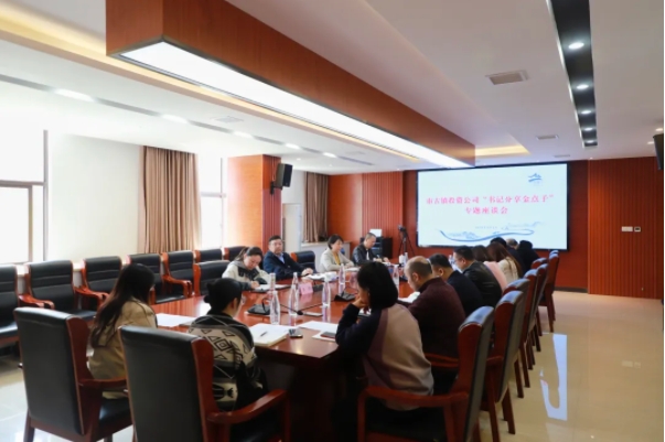 市古鎮(zhèn)投資公司召開“書記分享金點(diǎn)子”專題座談會(huì)
